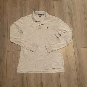 Long sleeve polo shirt